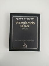 Championship Soccer Atari 2600 US box art